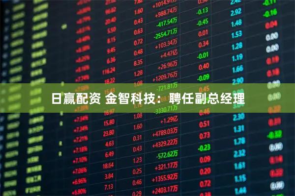 日赢配资 金智科技：聘任副总经理